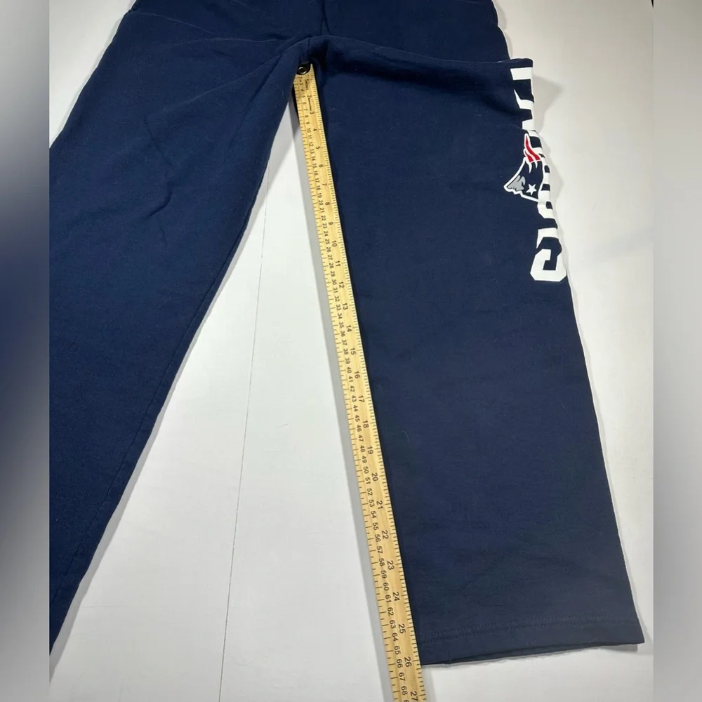 New England Patriots‎ Sweatpants Mens Medium Blue Fleece Majestic NFL  Pockets